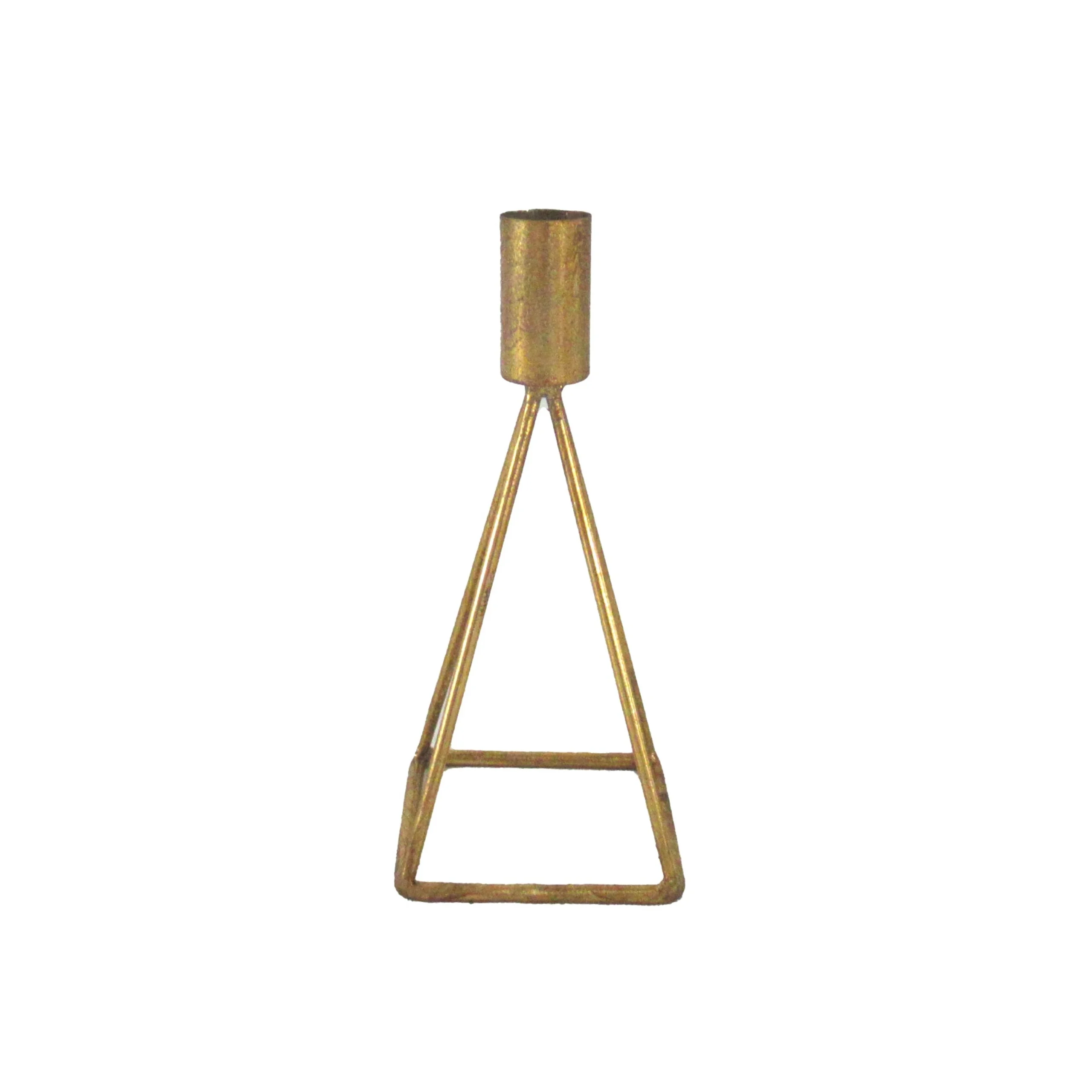 Vimin Box Portastick Moderno H 16,5 Cm L 7 Cm L 7 Cm Base Triangolo Oro