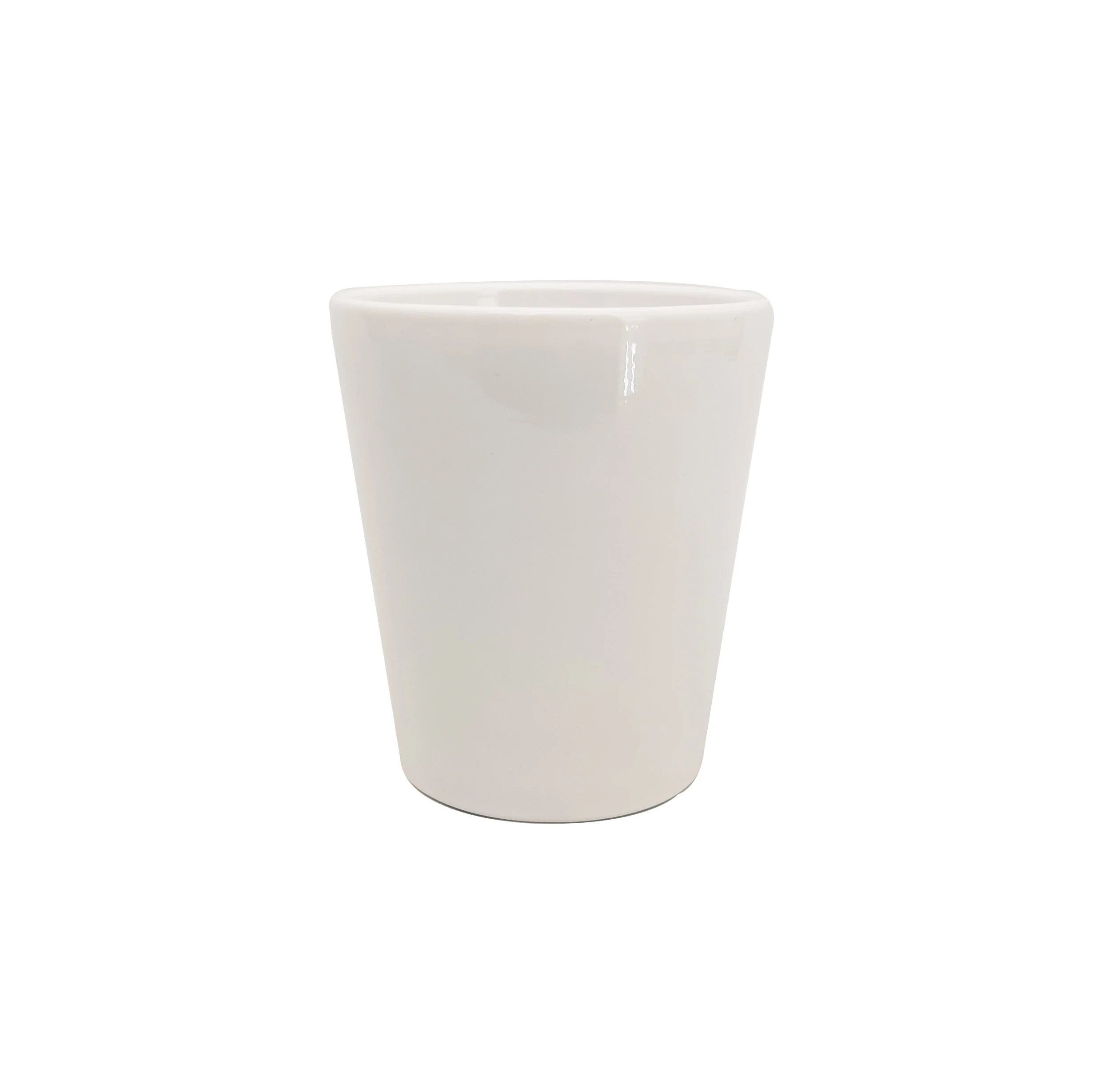 Vimin Box Vaso Liscio D 14 Cm H 16 Cm Bianco