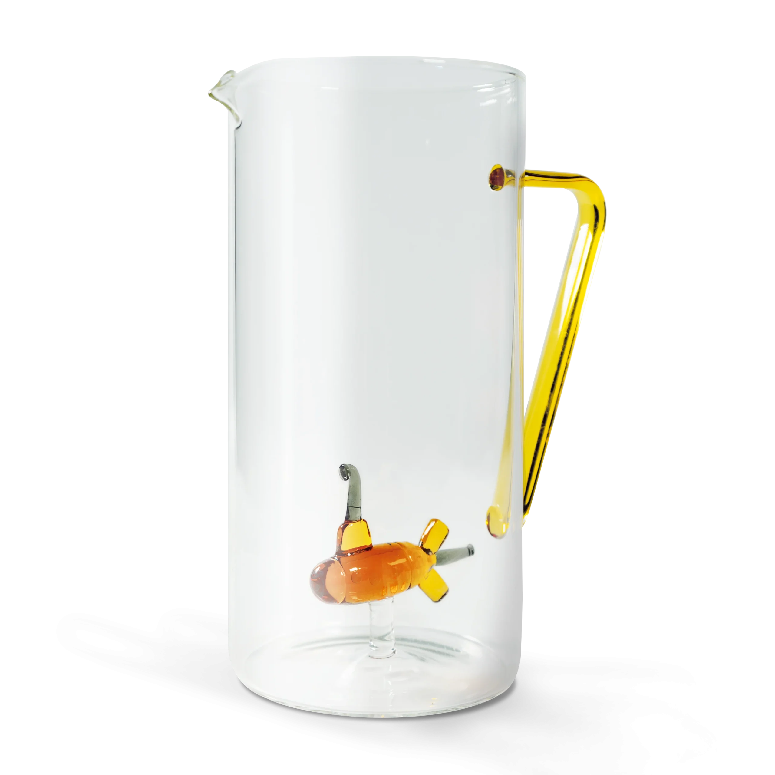 WD LifeStyle Caraffa Vetro Borosilicato Cc 1,2 Lt Decoro Sottomarino