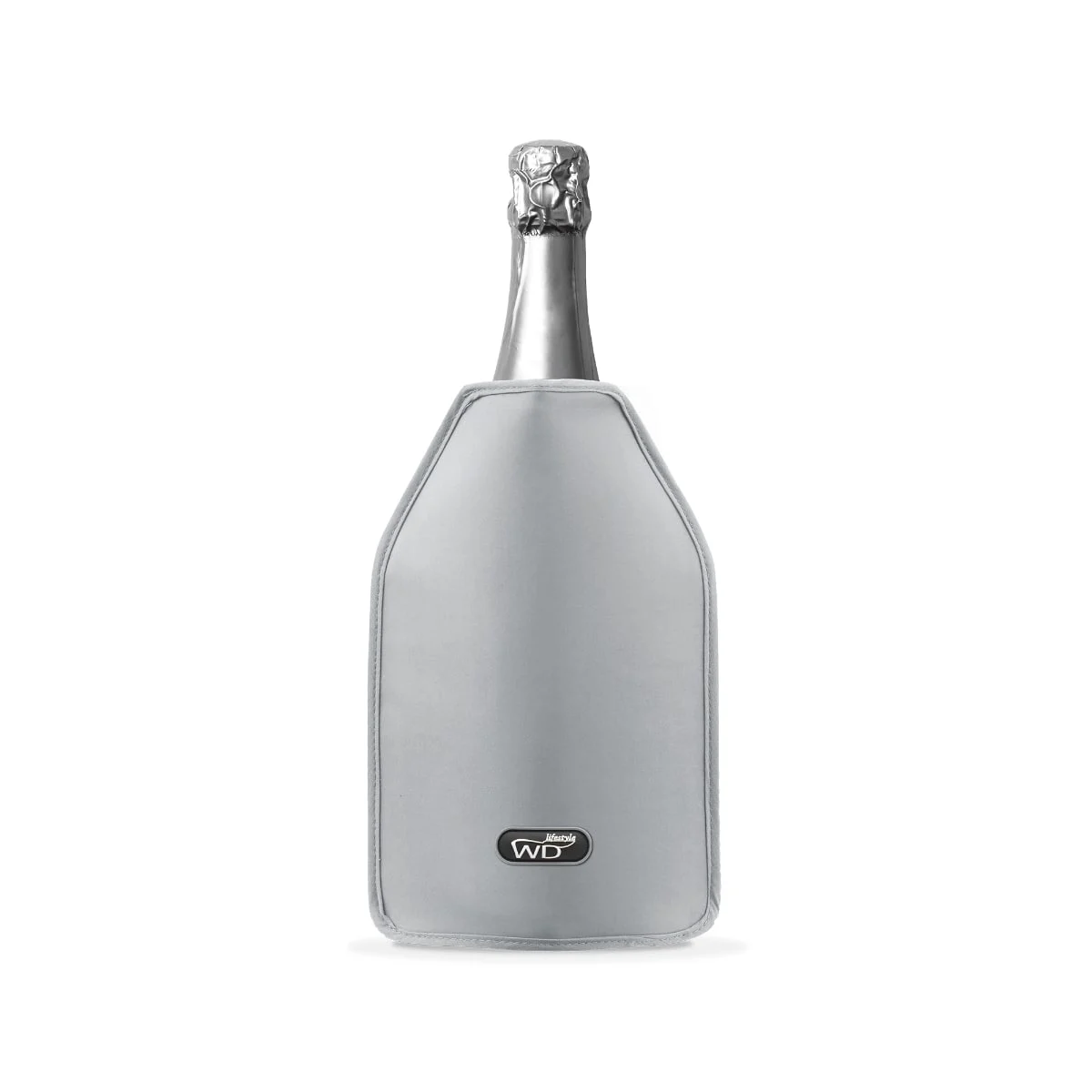 WD LifeStyle Glacette Morbida 15,5 x 22,5 x 2 Cm Decoro Argento