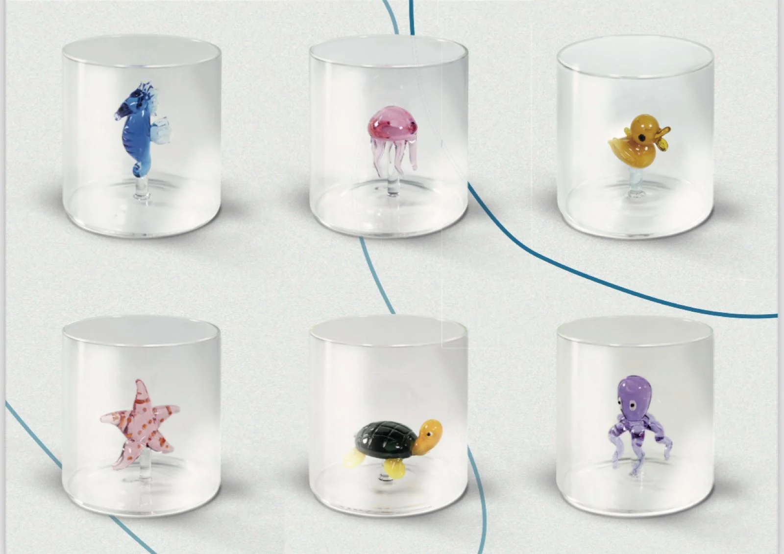 WD LifeStyle Set Bicchieri Monterey Vetro Borosilicato 6Pz