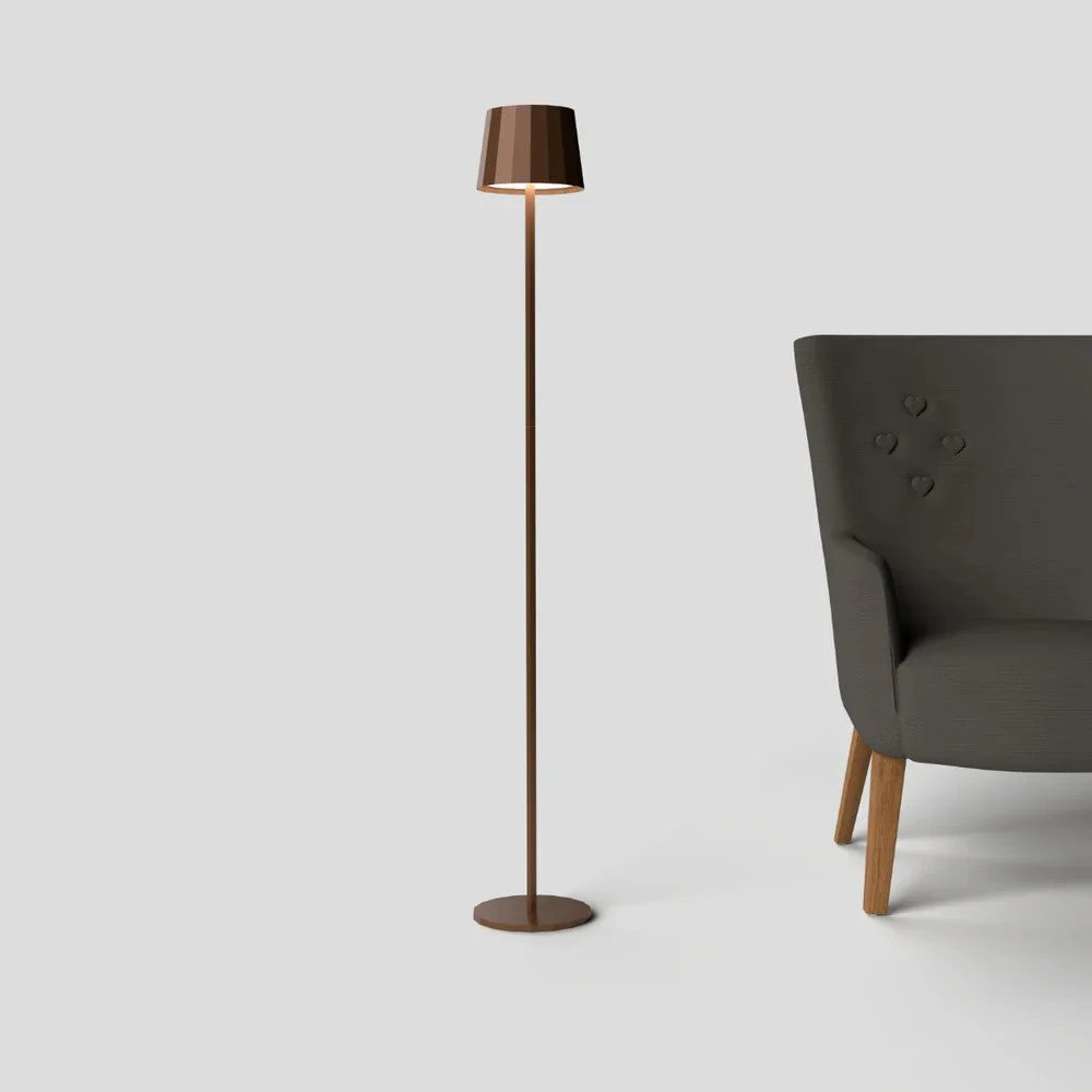 Wilmà Wilma Floor Lampada a Led Colore Corten