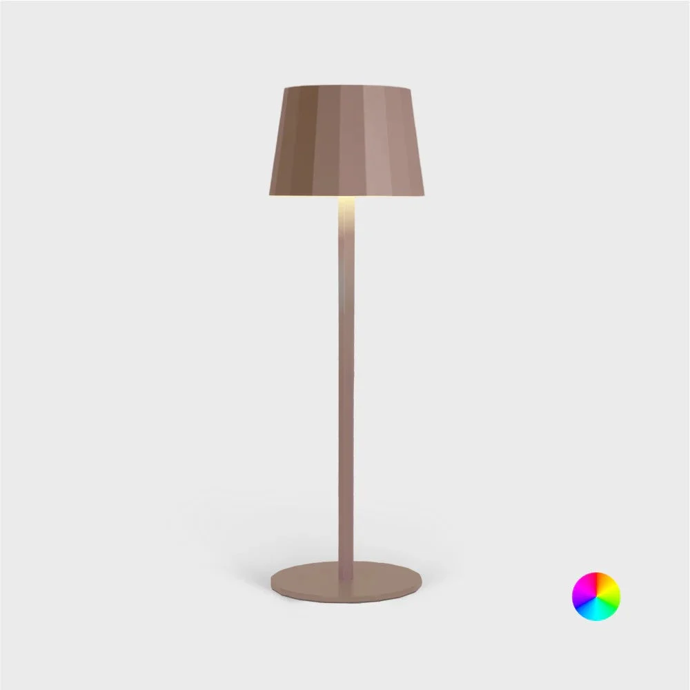 Wilmà Wilma Rainbow Led Lampada da Tavolo Colore Nocciola