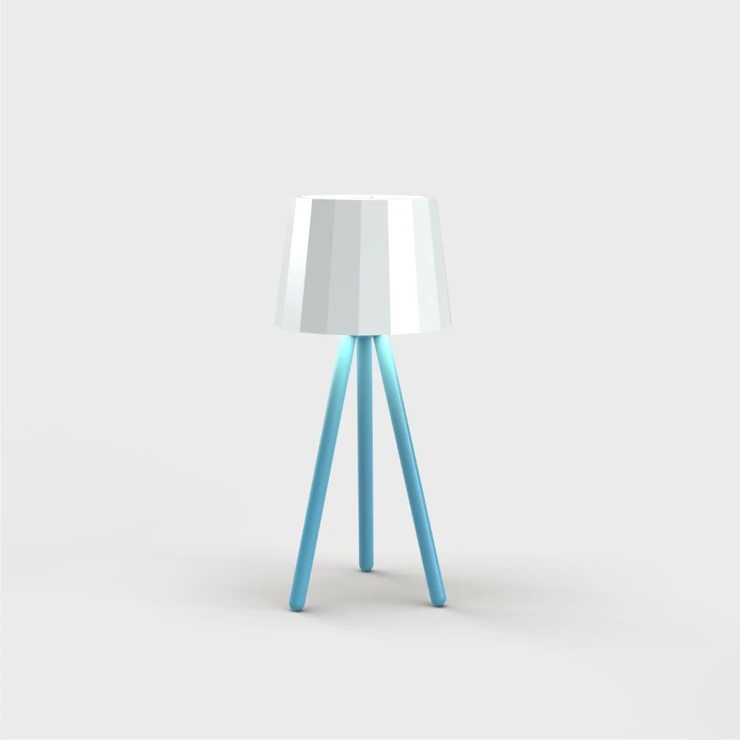 Wilmà Wilma Studio Led Lampada da Tavolo Colore Azzurro