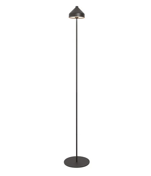 Zafferano Amelie Piantana D 200 Mm H 1200 Mm Nero Opaco
