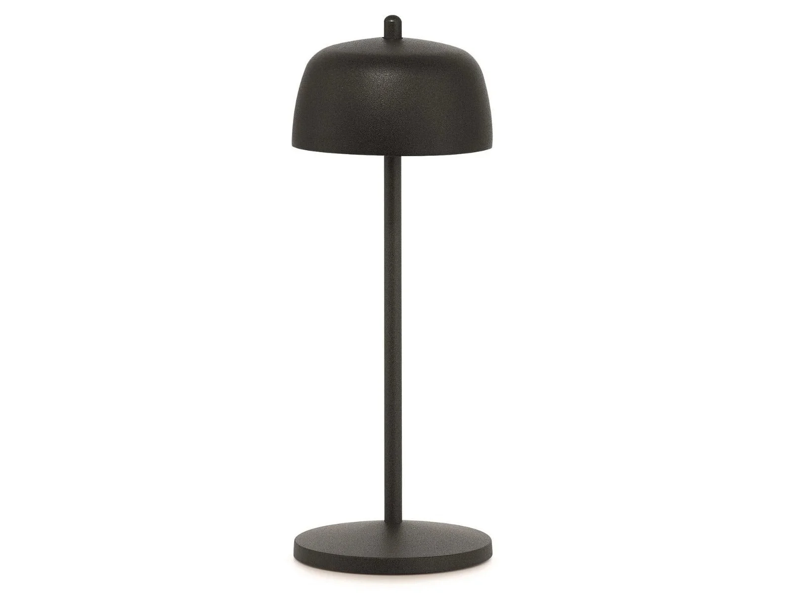 Zafferano Circe Lampada Tavolo D 110 Mm H 300 Mm Nero Opaco