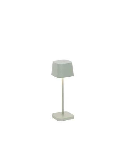 Zafferano Ofelia Micro Lampada da Tavolo H 200 Mm 67 x 67 Mm Salvia