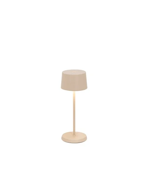 Zafferano Olivia Micro Pro Lampada D 75 Mm H 200 Mm Sabbia