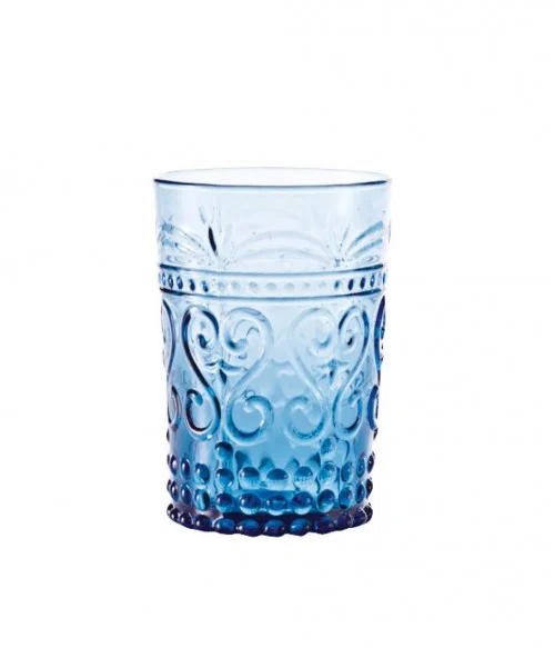 Zafferano Provenzale Bicchiere Rock Turchese 27 Cl 73 x 105 Mm 6 Pz