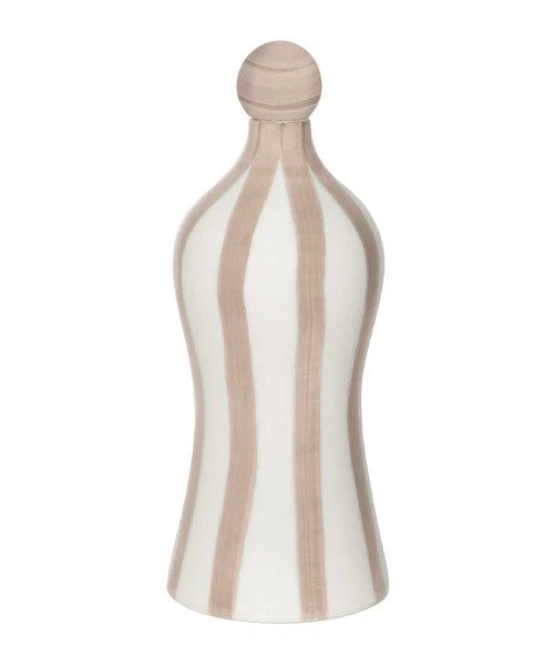 Zafferano Righe Bottiglia Lido D 110 Mm H 264 Mm Sabbia
