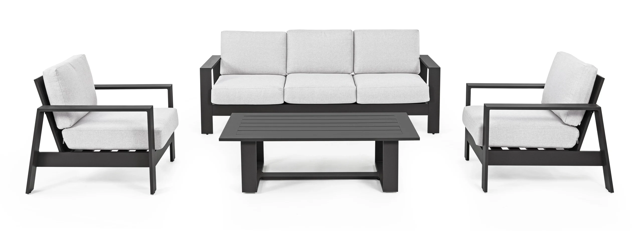 Bizzotto Set 4 Salotto Baltic Antracite