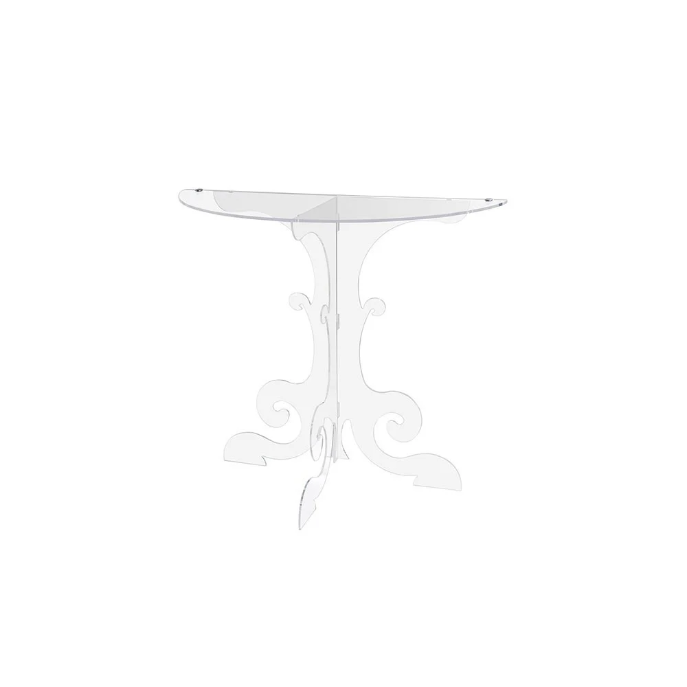 Iplex Design Anfitrione consolle realizzata in plexiglass