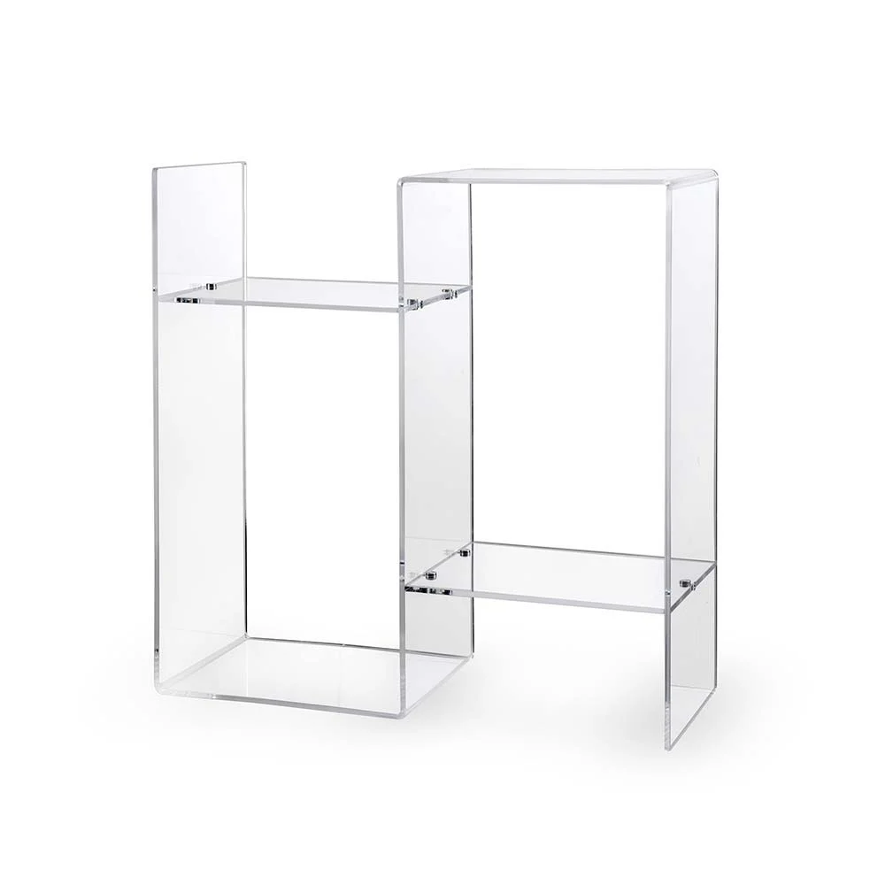 Iplex Design Viceversa mobiletto polifuzionale realizzato in plexiglass