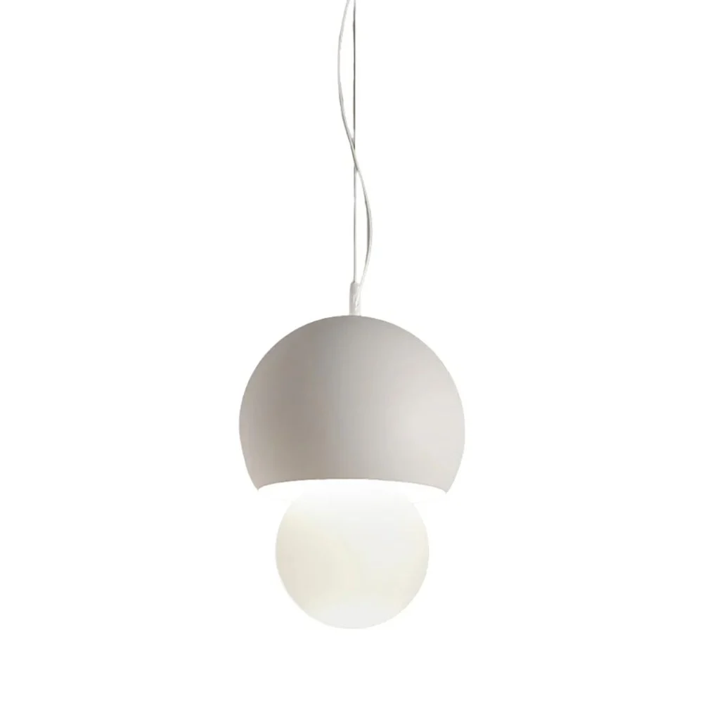 Karman Triluna lampada a sospensione in vetro e alluminio adatta per cucina o living