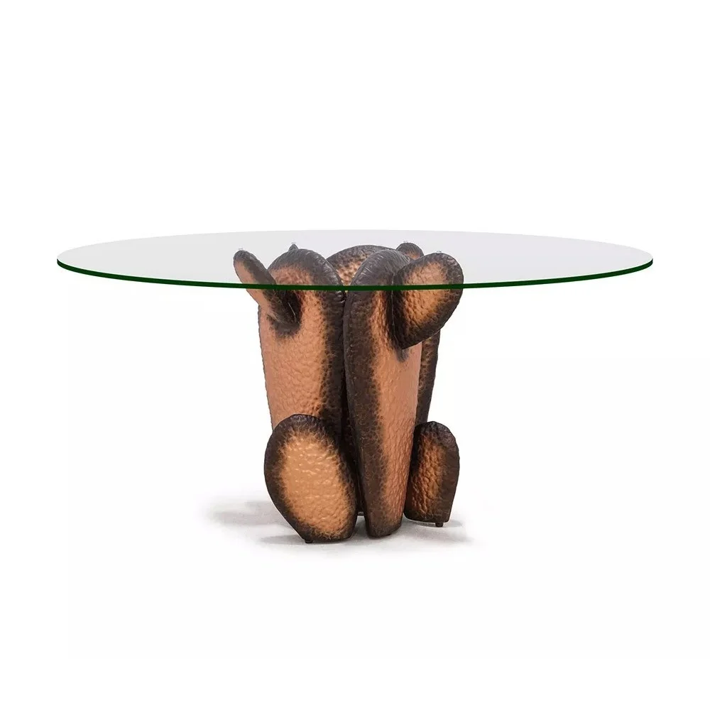Kenneth Cobonpue Gobi tavolo in vetro di design