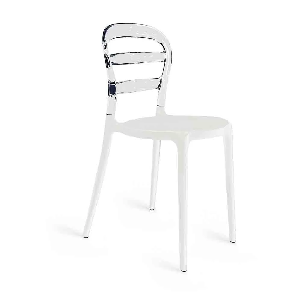 Sedia Deja Vu design moderno elegante in varie finiture – La Seggiola