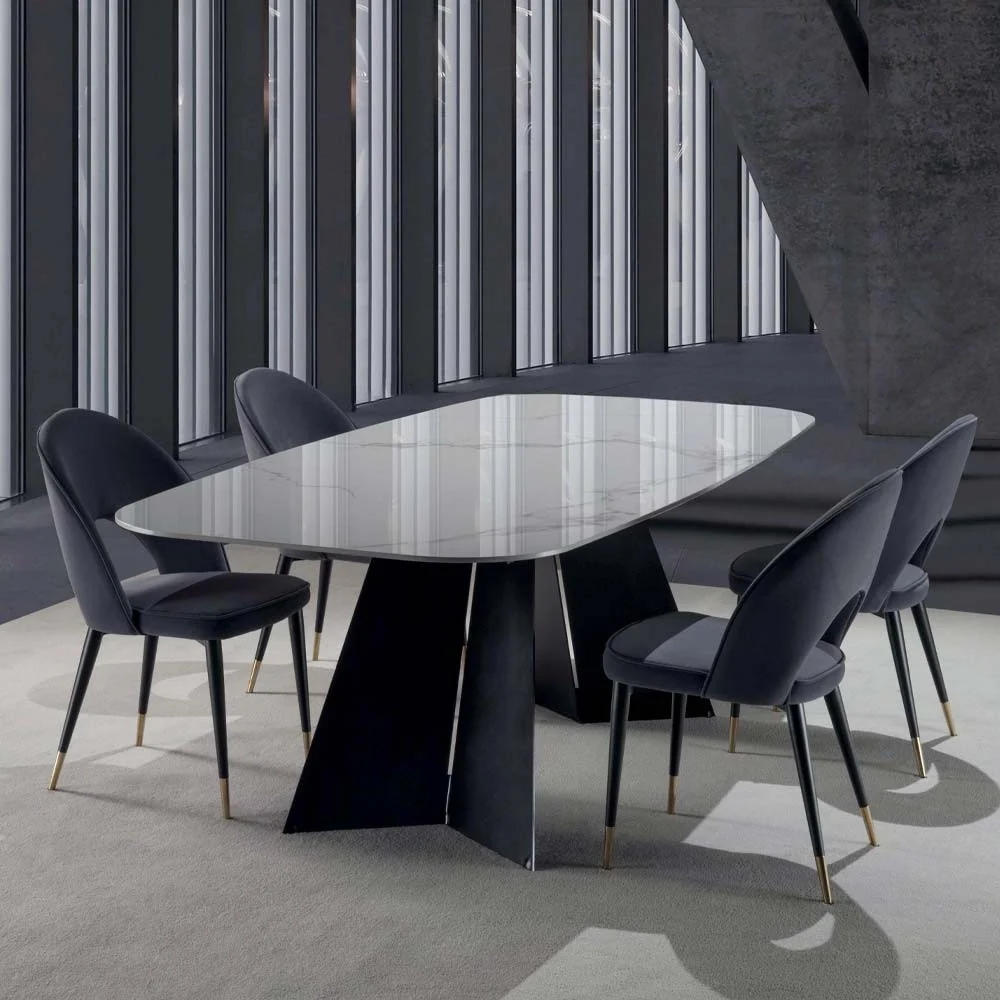Tavolo da pranzo Empire in gres porcellanato – La Seggiola