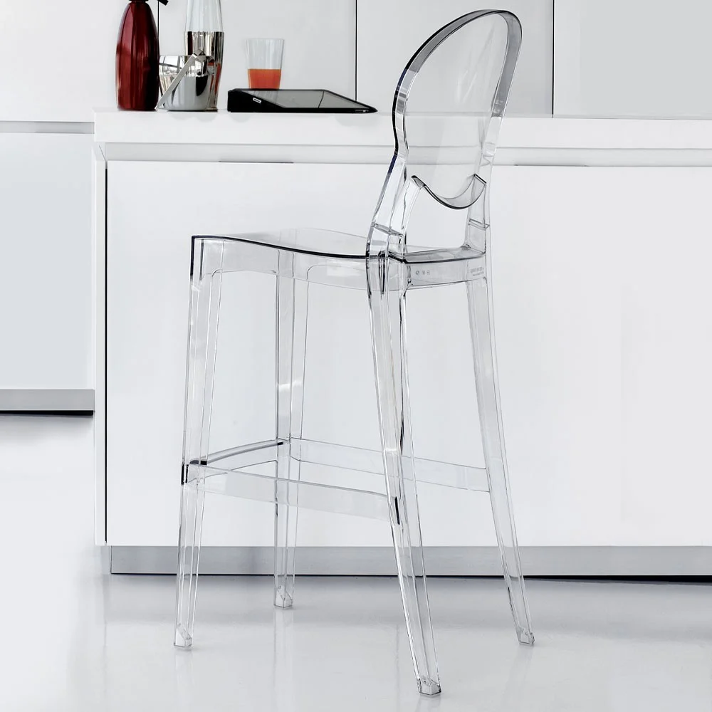 Sgabello Ink Stool 65-74 cm in policarbonato – La Seggiola