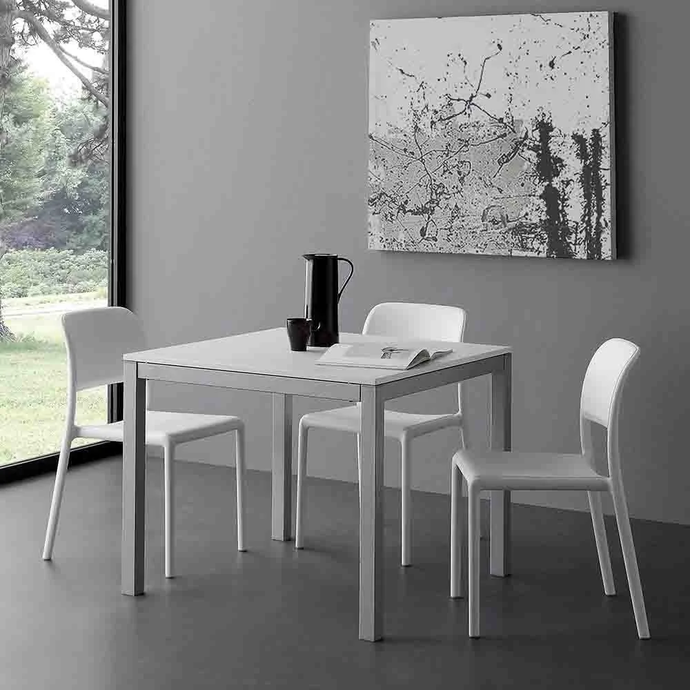 Tavolo allungabile Majestic in metallo e legno – La Seggiola