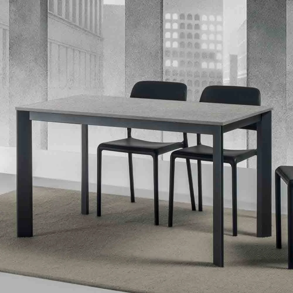 Tavolo allungabile Tecno design moderno in metallo – La Seggiola