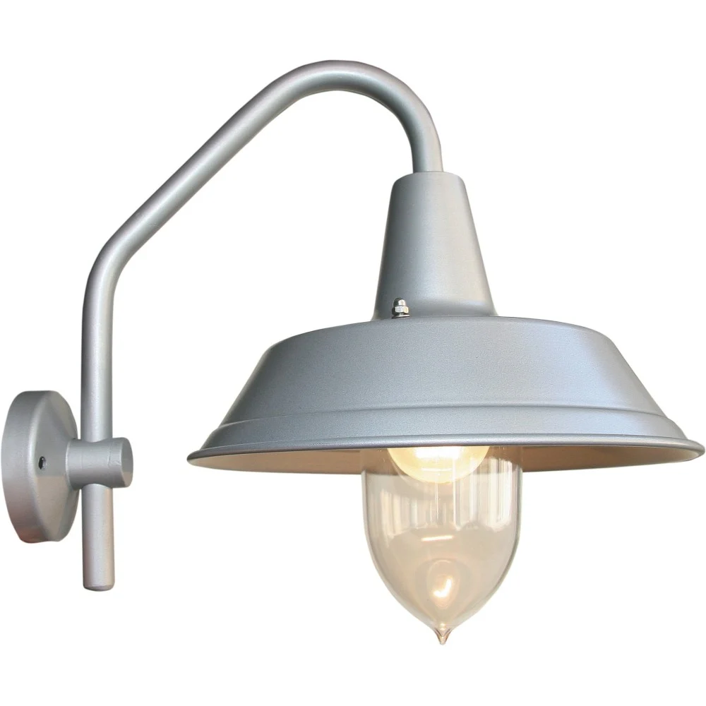 Lampada a Parete Terminal in acciaio zincato con lampada max 100 Wattprotezione IP 44