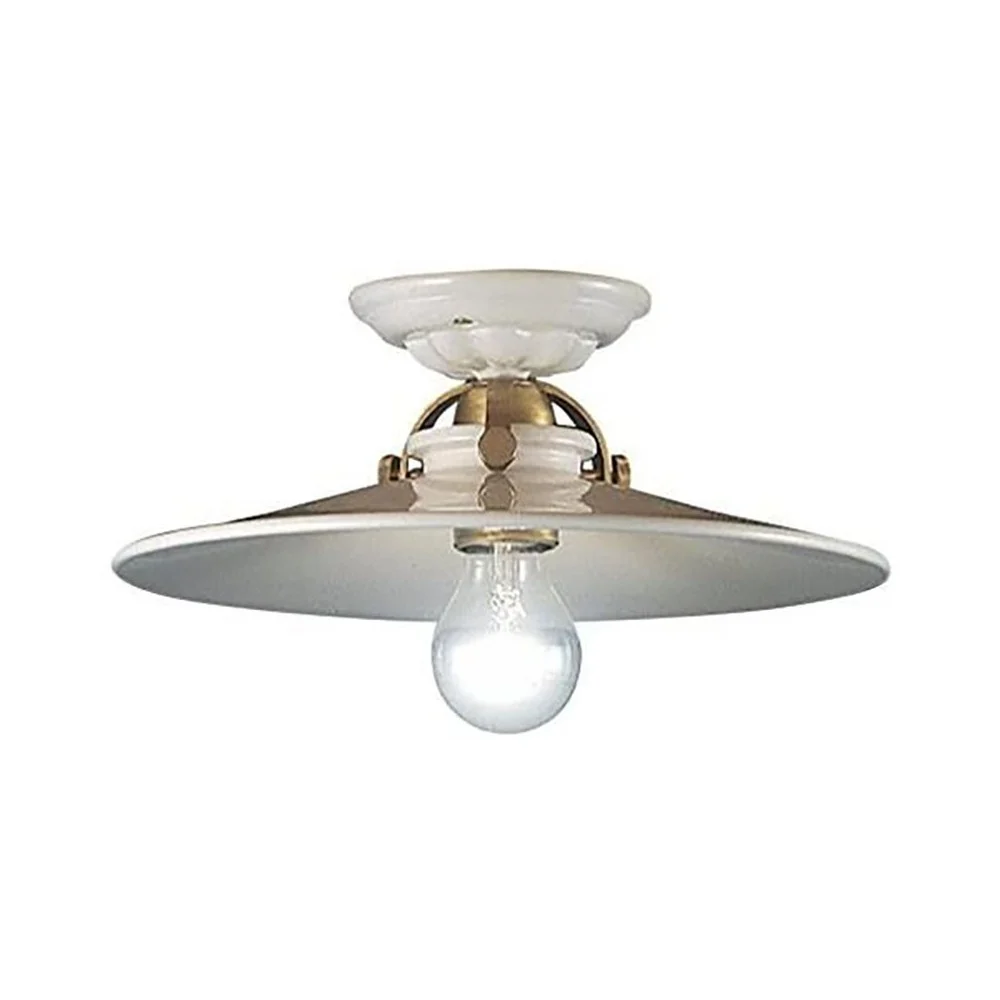 Lampada da soffitto C104 e C105 di Ferroluce realizzata in Italia
