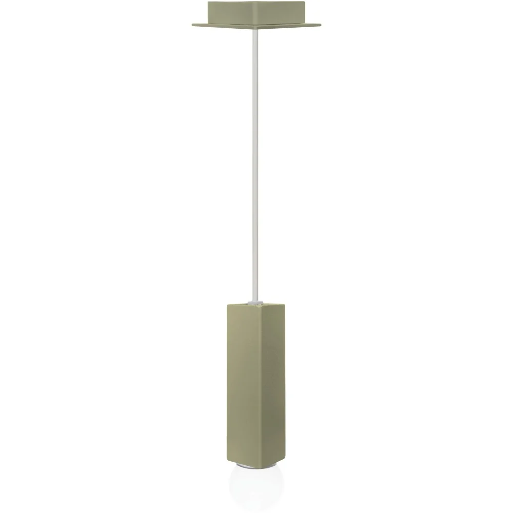 Lampada a Soffitto Murales in tubolare quadrato di acciaio zincato e verniciato con lampadina a vista E27