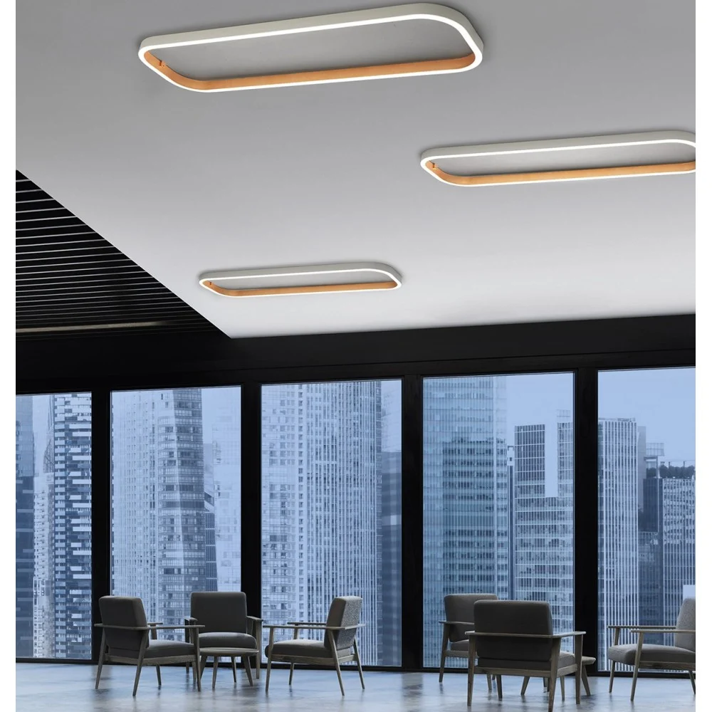 Lampada a soffitto Round illuminata con lampade a led