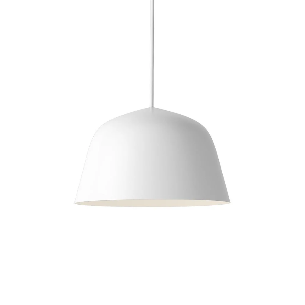 Lampada a sospensione Ambit bianca Ø25 cm