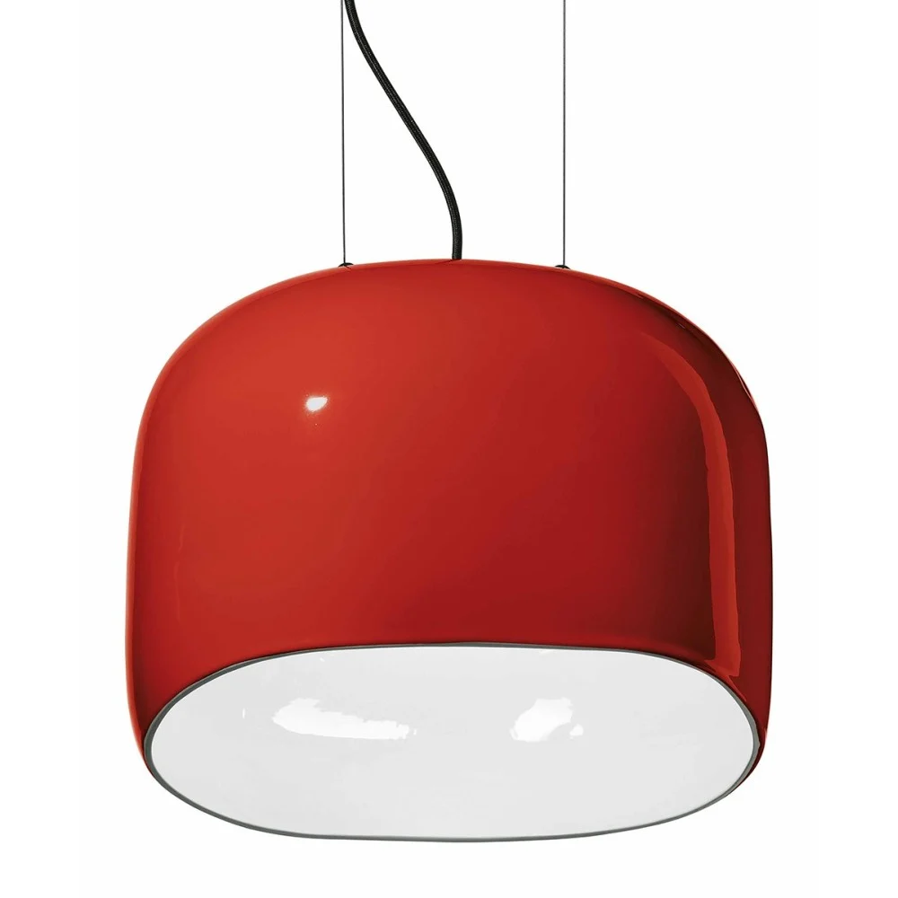Lampada a sospensione Ayrton di Ferroluce in ceramica disponibile in varie finiture