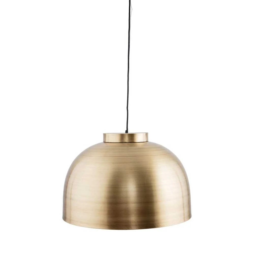 Lampada a sospensione Bowl in ottone