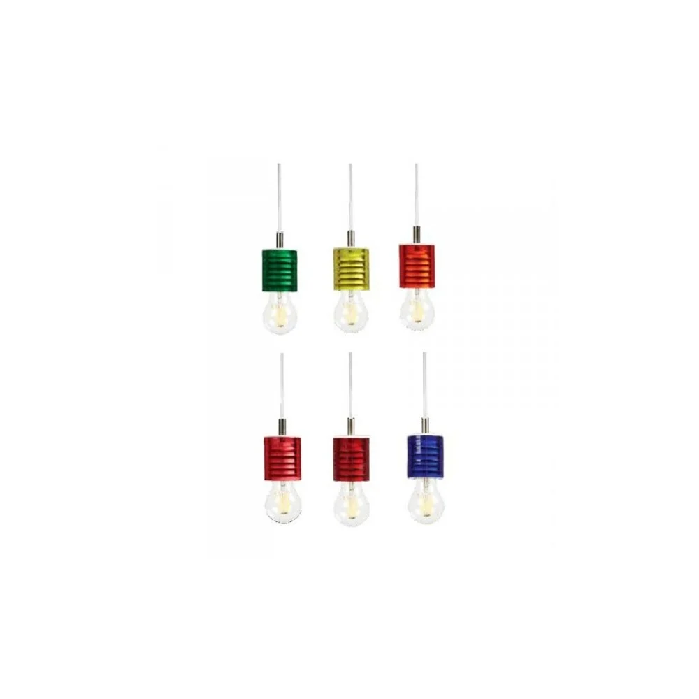 Lampada a sospensione Carioca in metacrilico disponibile in molte colorazioni