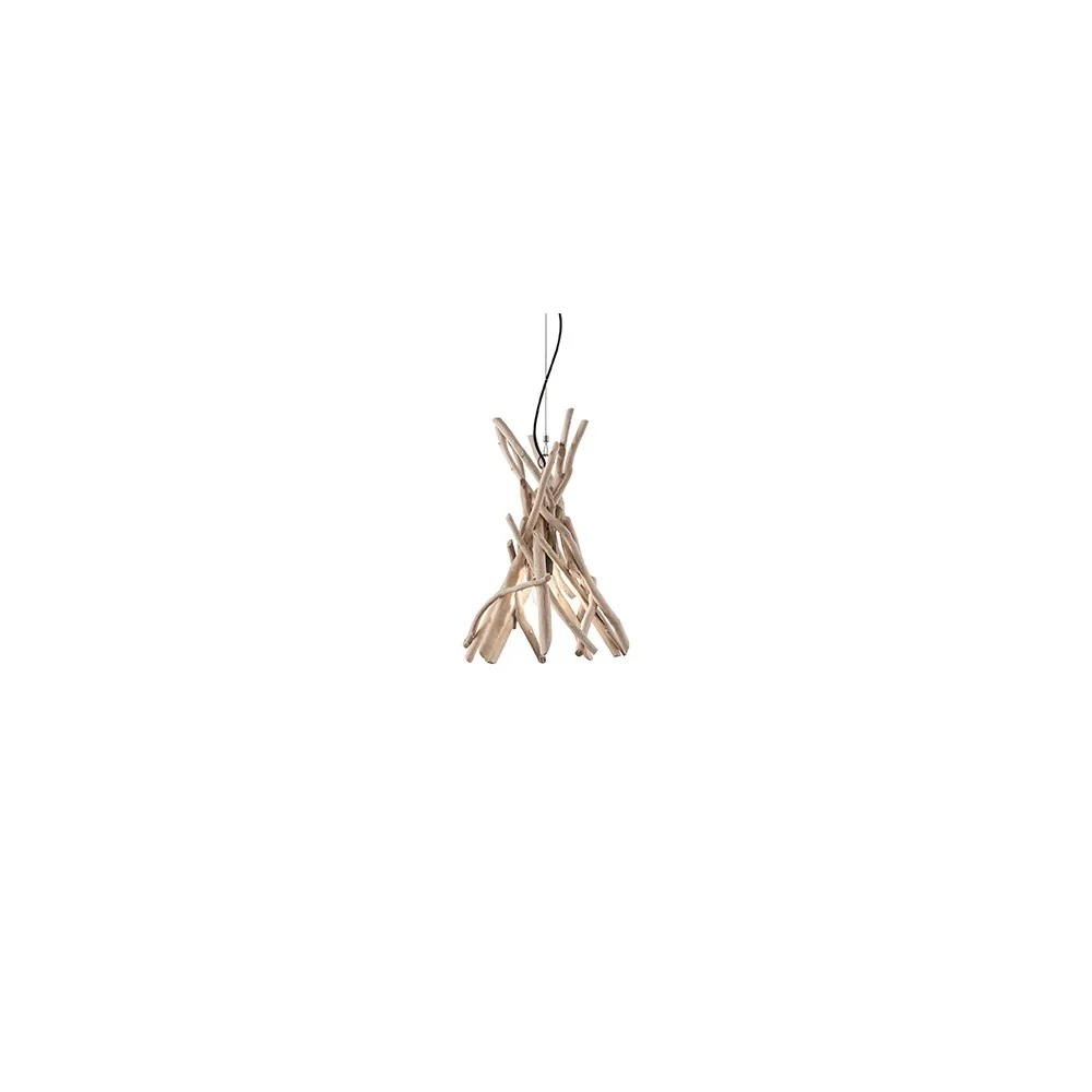 Lampada a Sospensione Driftwood con montatura in metallo disponibile in due versioni