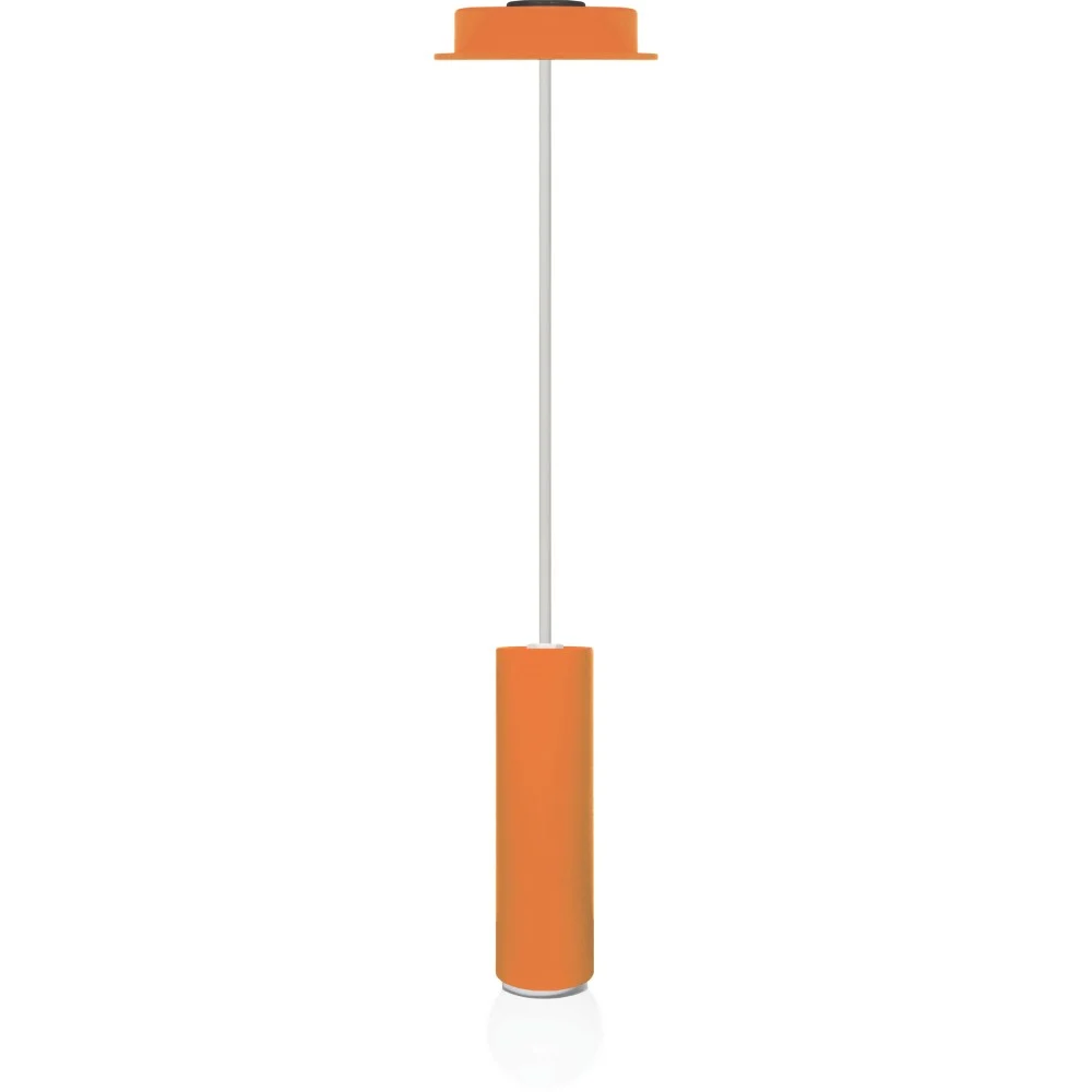 Lampada a Sospensione Murales in tubolare rotondo diam. 5 cm con lampada E 27 non inclusa