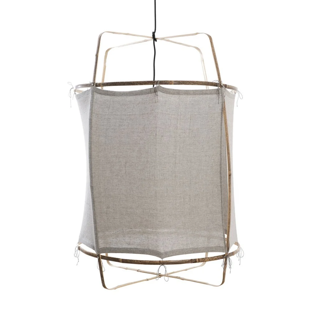 Lampada a sospensione Z1 in cotone riciclato