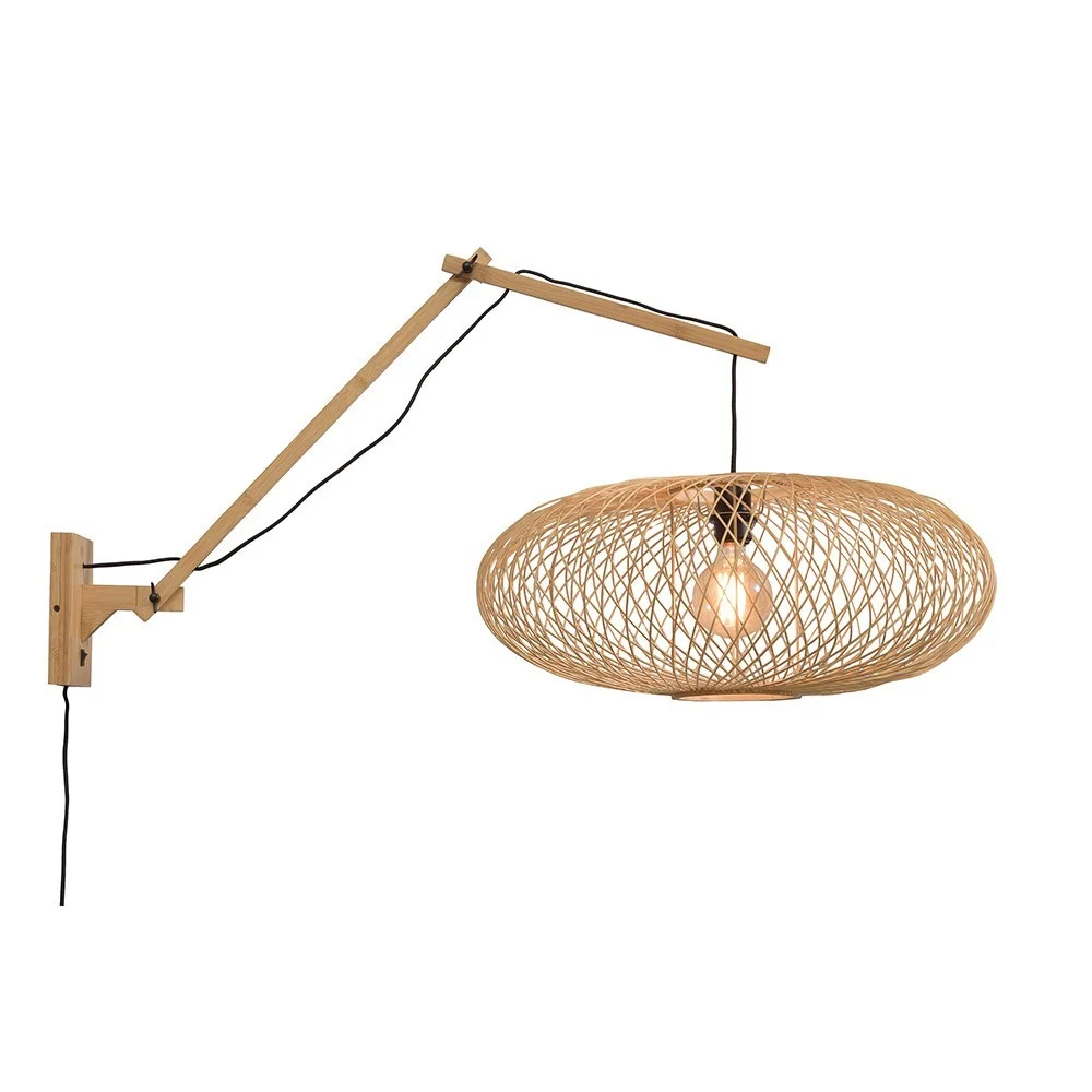 Lampada da parete Cango naturale