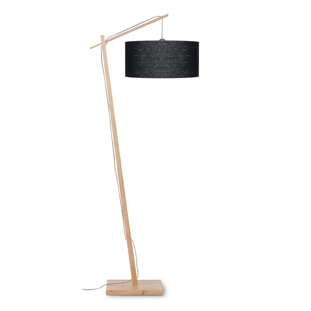 Lampada da terra Andes naturale e nera