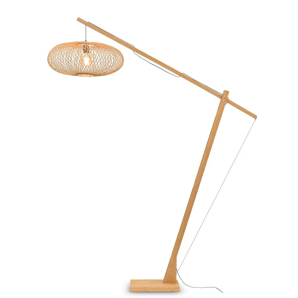 Lampada da terra Cango naturale L