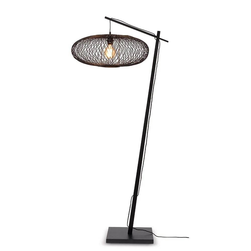 Lampada da terra Cango nera