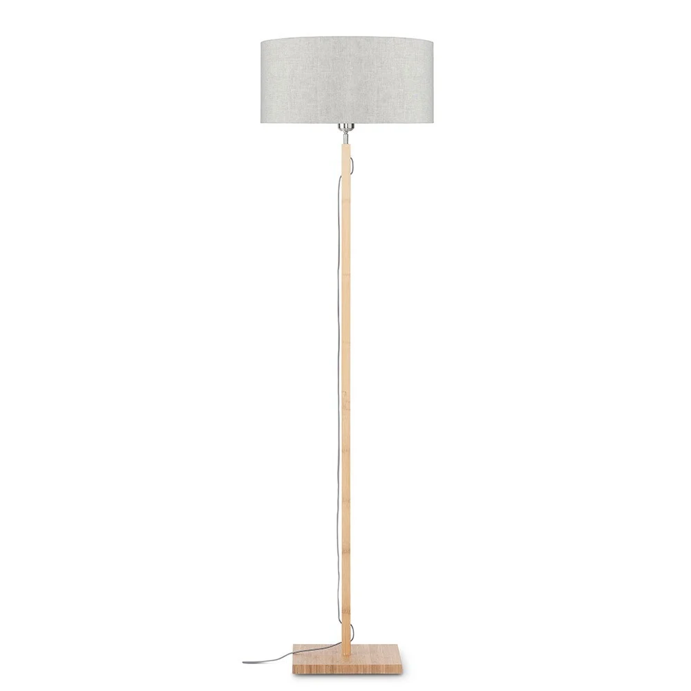 Lampada da terra Fuji lino naturale e leggero