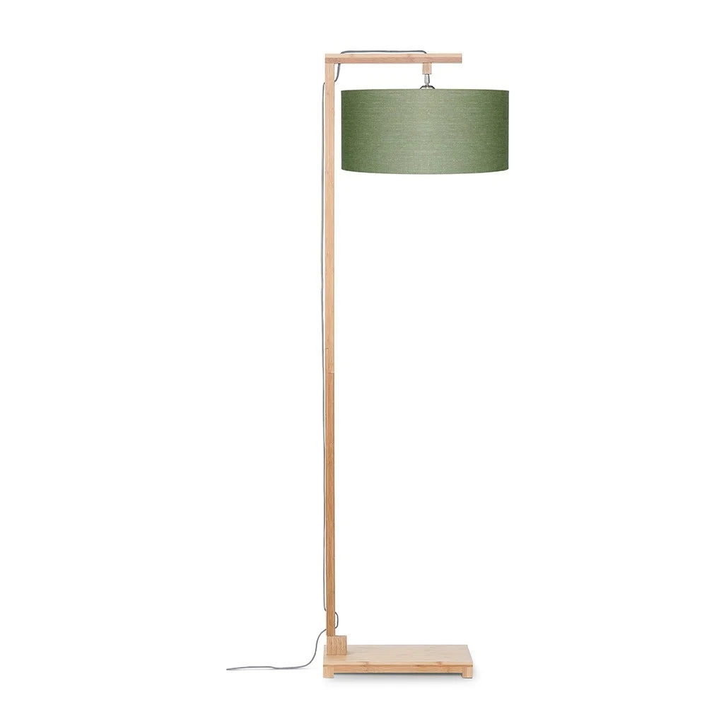 Lampada da terra himalayana naturale e verde foresta