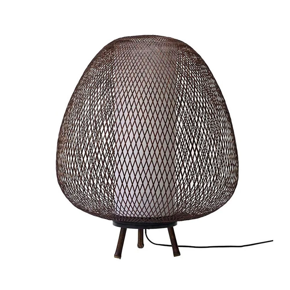 Lampada da terra Twiggy Egg marrone