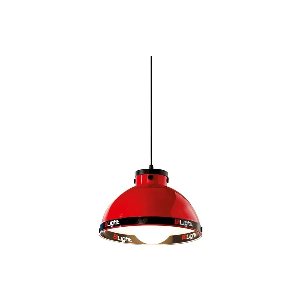 Cilek Lampada Sospensione Racer con Paralume in Plastica Colore Rosso
