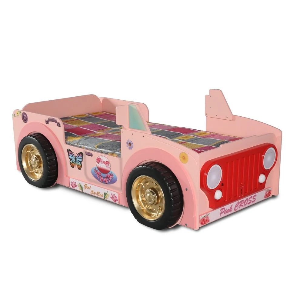 Letto modello JEEP PINK in mdf