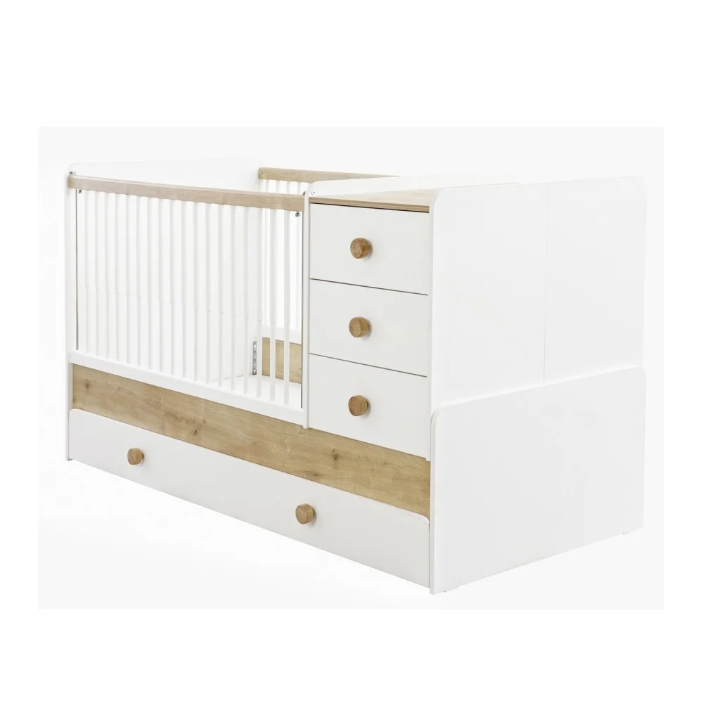 Cilek Lettino trasformabile 4 pezzi BABYNATURA con cassetto letto