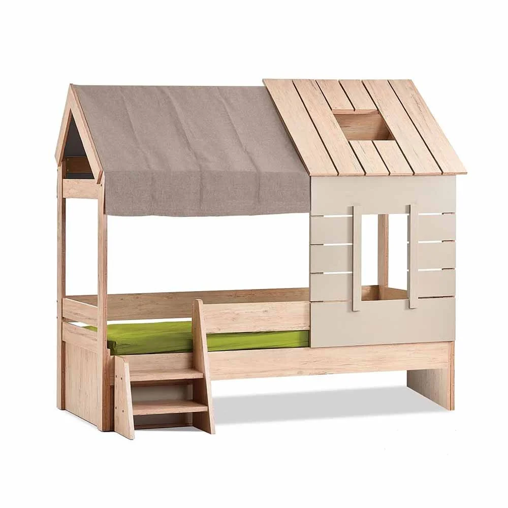 Letto a casetta con tetto e finestrella della Linea My House