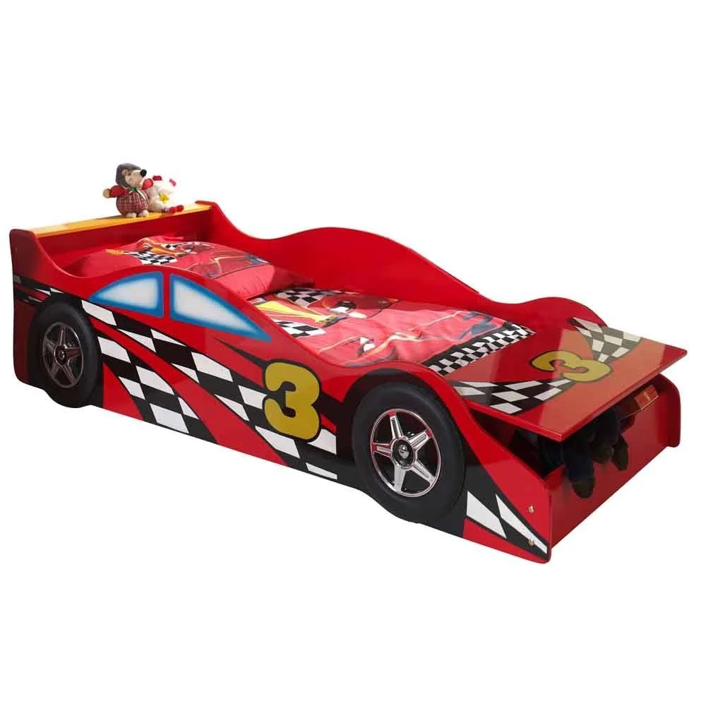 Letto a forma di auto da corsa Formula 1