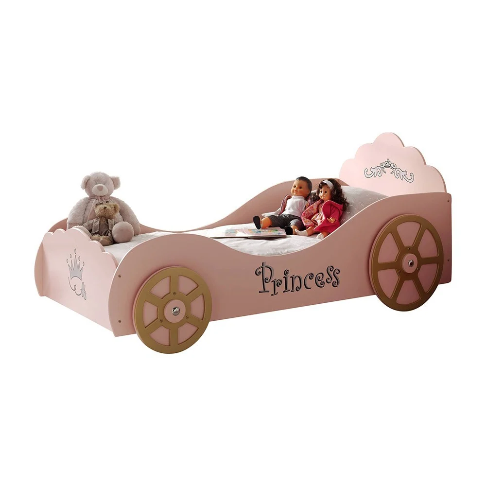 Letto a forma di auto modello PRINCIPESSA PINKY