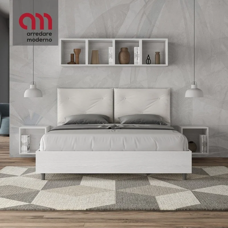 Letto Egos cuscino Appia Ityhome matrimoniale