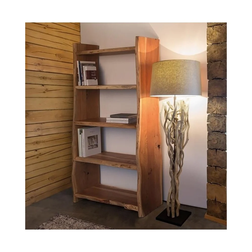 Libreria Eneas di Bizzotto realizzata in legno di acacia